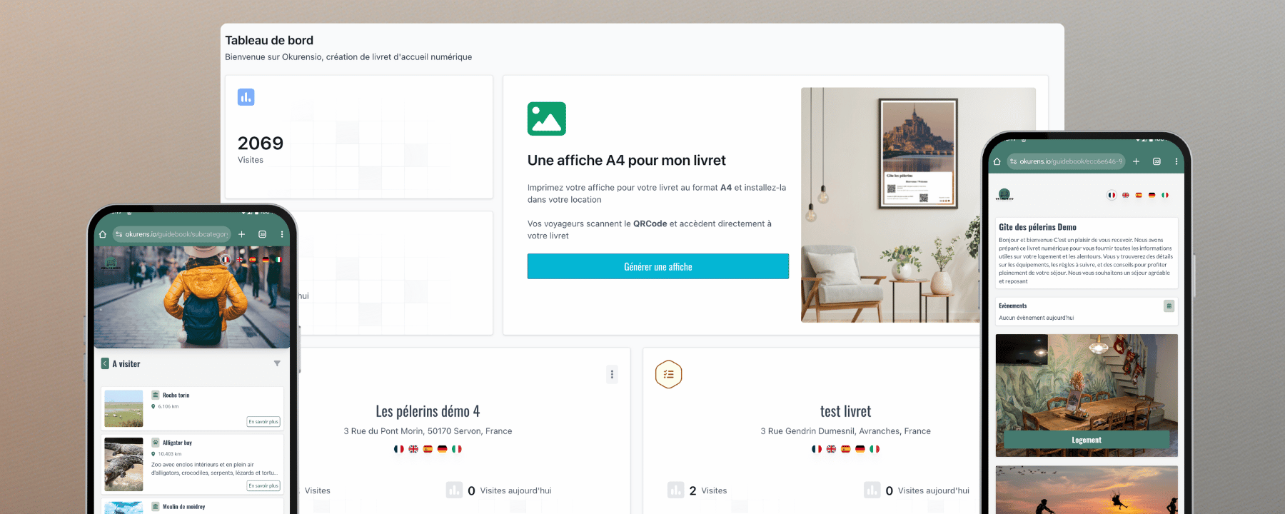 Preview of the Okurens.io stay guide